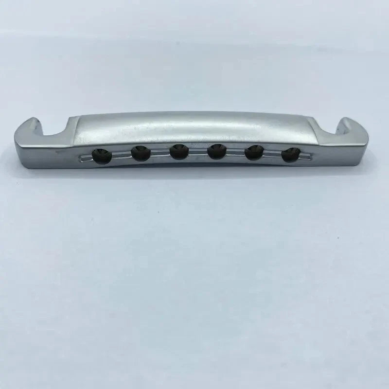 Satin Silver Guitar Tune O Matic Bridge Tailpiece For Epiphone,Ibane<wbr/>z,Gibson,ESP