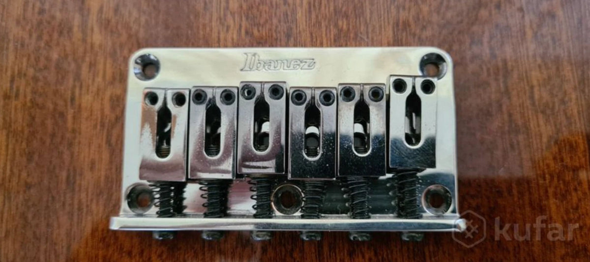 Chrome Ibanez Fixed Hard-Tail Bridge Fit Ibanez RG,Gio,RGA,Pre<wbr/>stige,SA Series