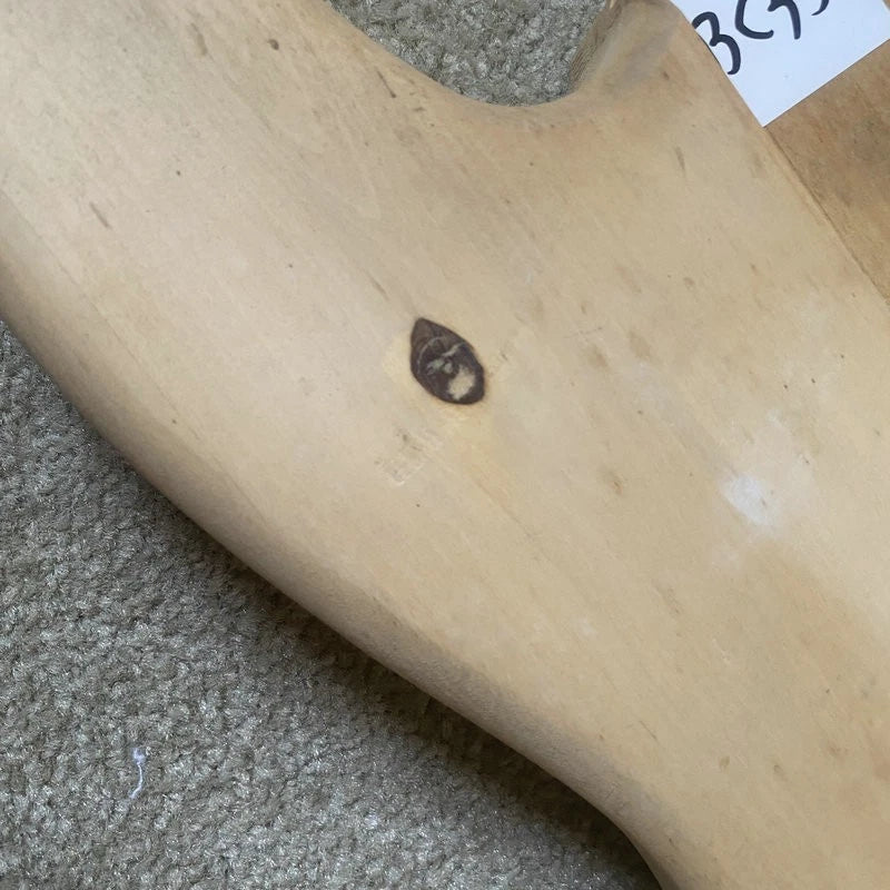 Unpainted Jazz Bass Body, Natural Basswood Fit Jazz Bass DIY Project