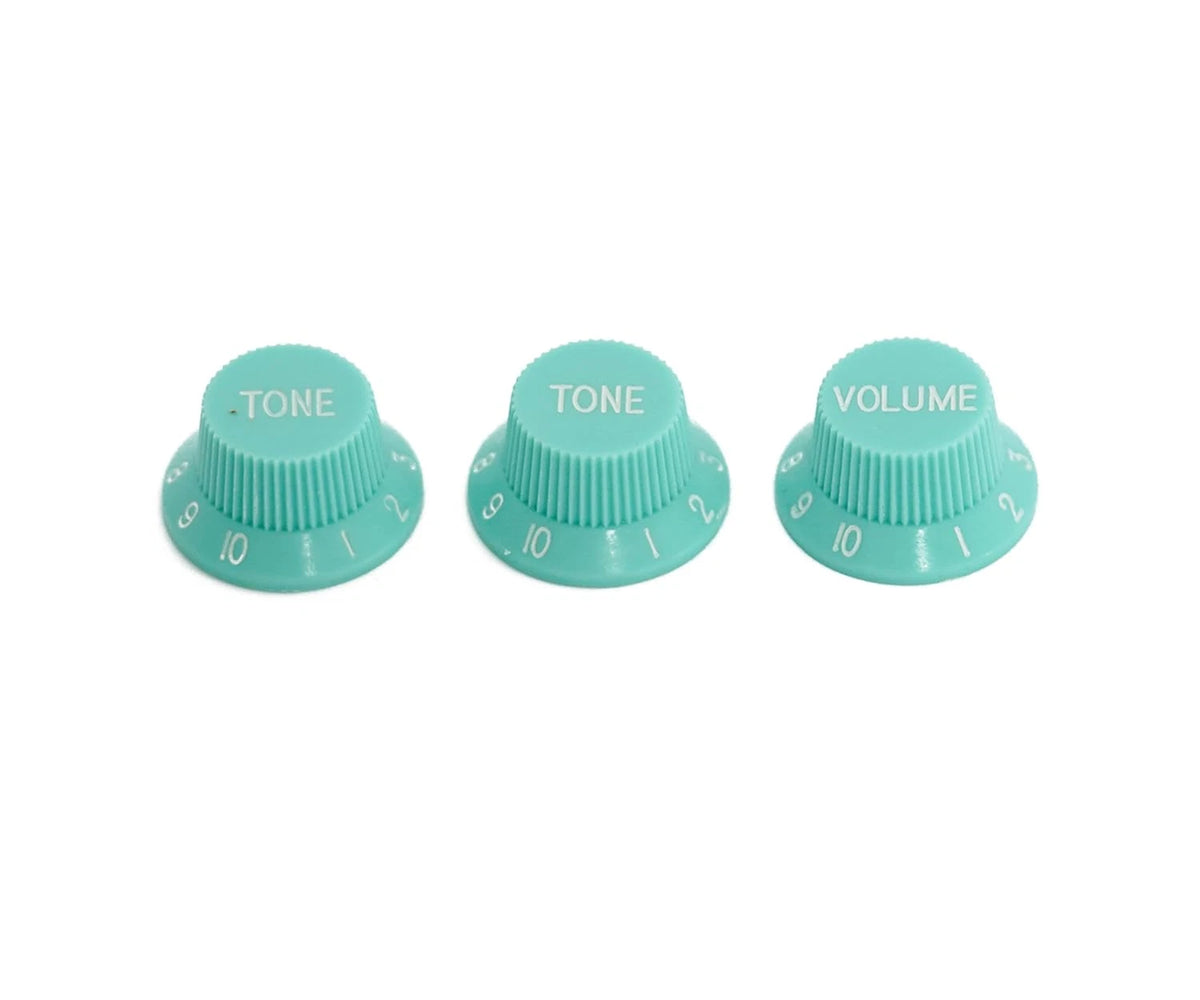 Blue Turquoise Guitar Volume Tone Control Knobs Fit Stratocaster Strat