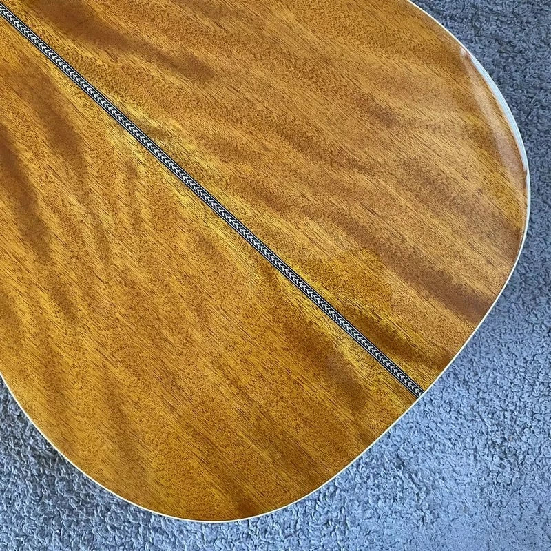 Parlor Acoustic Guitar, All Solid Wood, 38 Inch