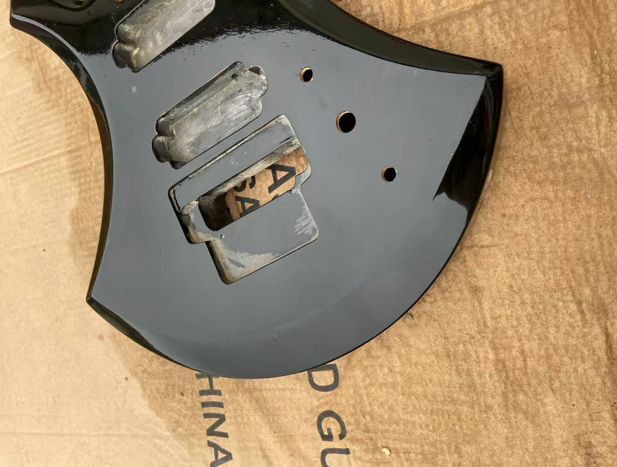 Black DIY Project Guitar Body Fit Virgin Guitars