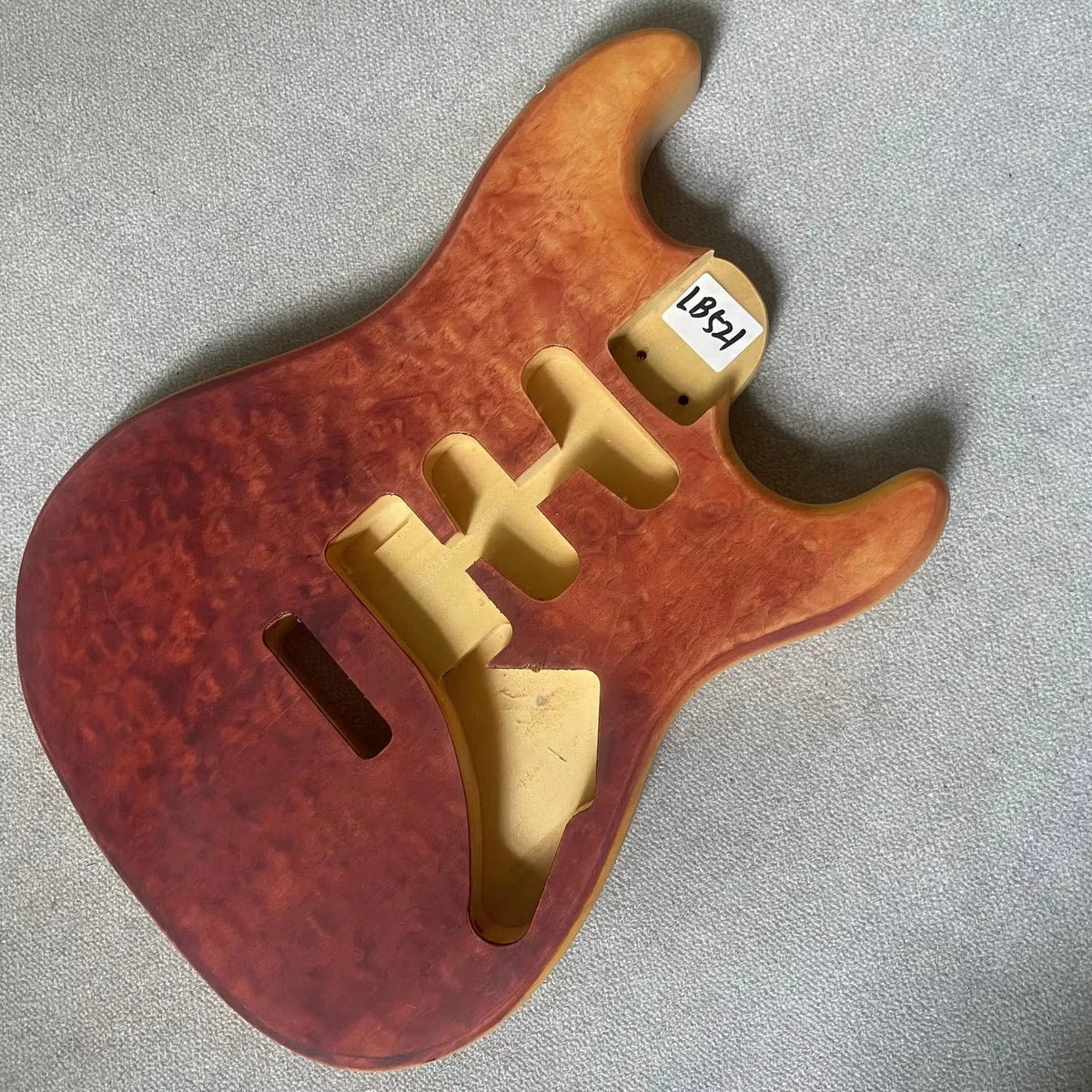 SSH Quilted Maple Top Guitar Basswood Body Fit ST DIY Project