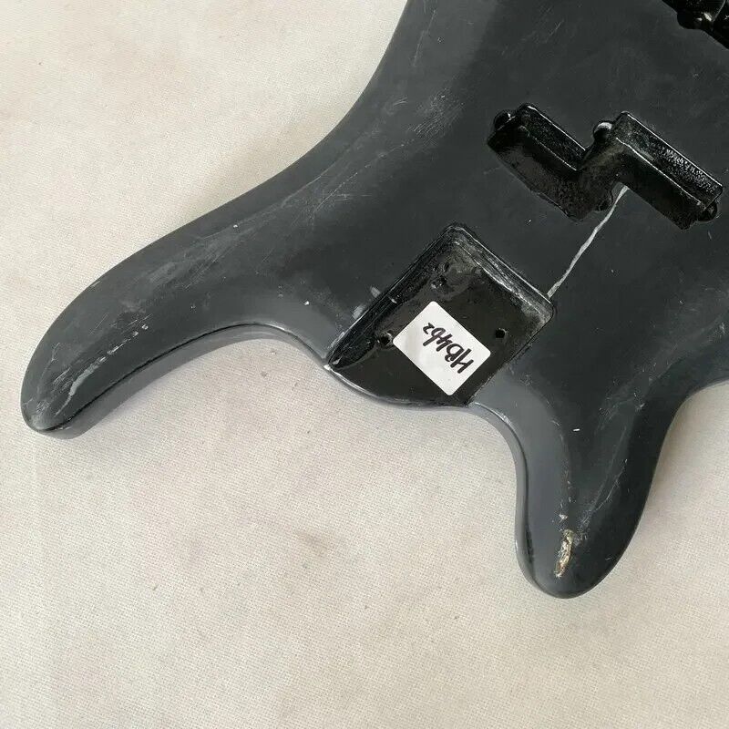 Black Left Handed Basswood Bass Guitar Body DIY Project
