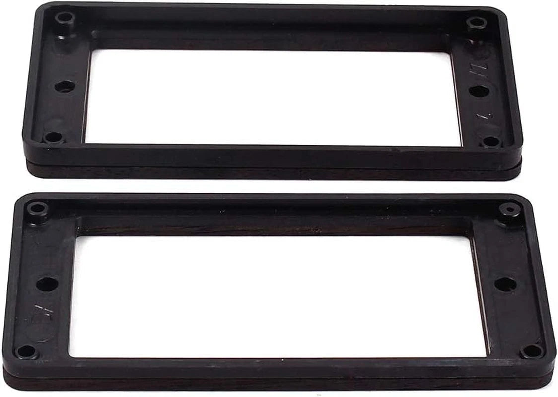 2 Pcs Rosewood Curved Bottom Humbucker Pickup Ring Set for Epiphone Guitar Acces