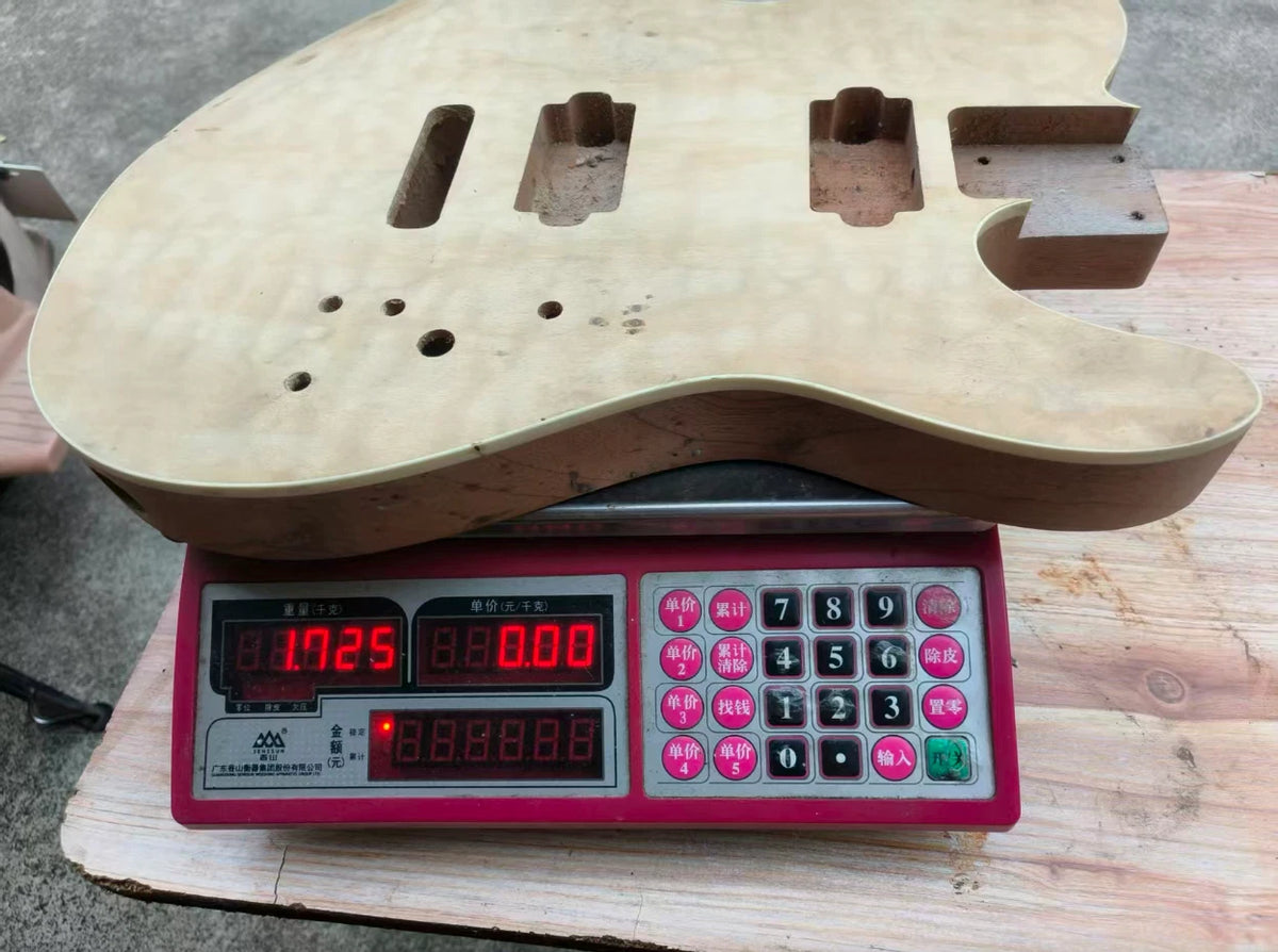 HH Mahogany Wood Guitar Body with Quilted Maple Top Fit TL
