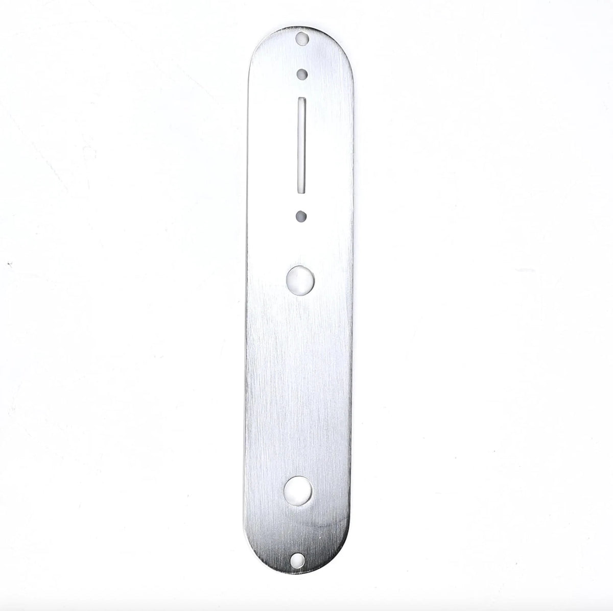 Chrome Engraved Steel Guitar Control Plate Panel Fit Telecaster Tele