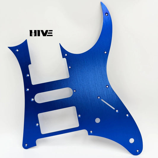 Blue HSH Aluminum Guitar Pickup Guard Plate