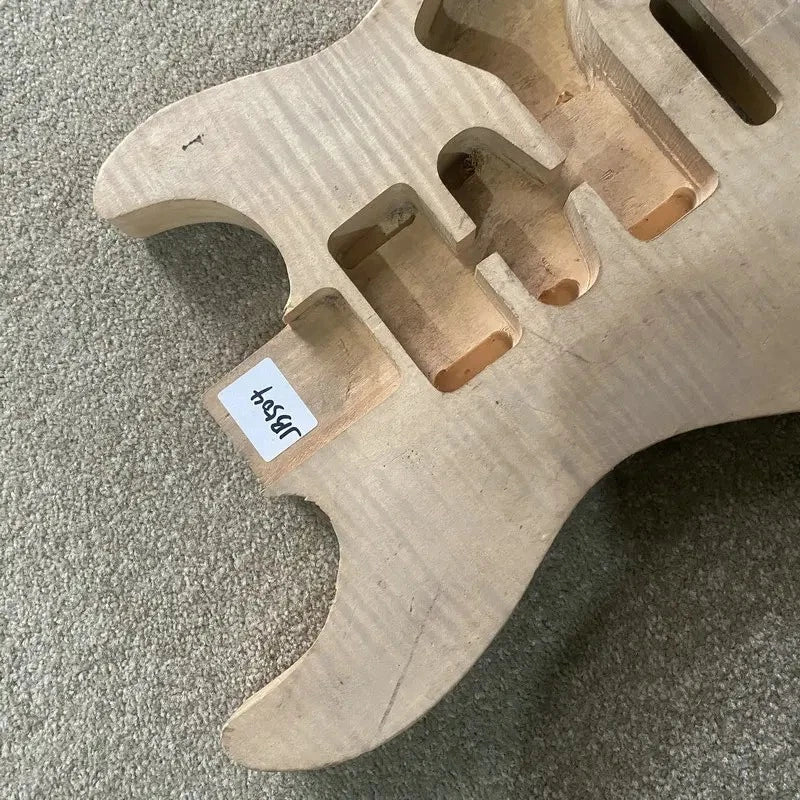 Tiger Maple Top Basswood Guitar Body Fit Strat ST