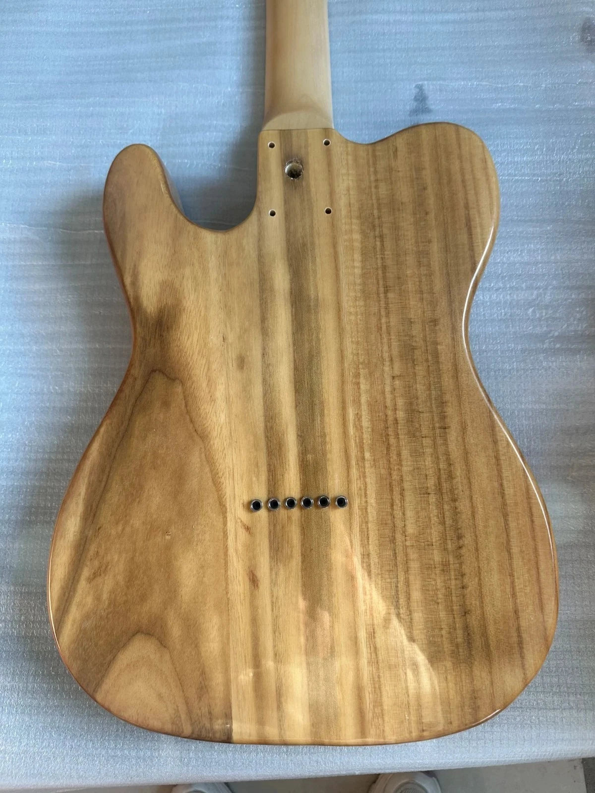 1 Set DIY Project 12 String Guitar, Paulownia Wood Body with Maple Neck Fit TL