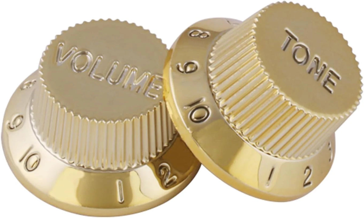 3pcs Gold Guitar Volume Tone Control Knobs Set Fit Strat ST