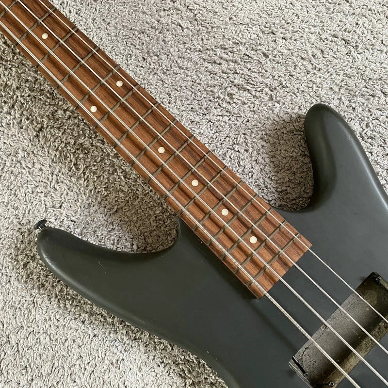 DIY 4 String Electric Bass, Basswood Body, Maple Neck, Rosewood Fingerboard