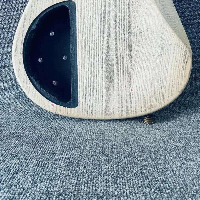 5/6 String Bass Body Ash Wood