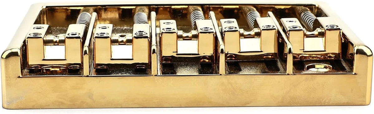 Gold 5 String Headless Bass Bridge System