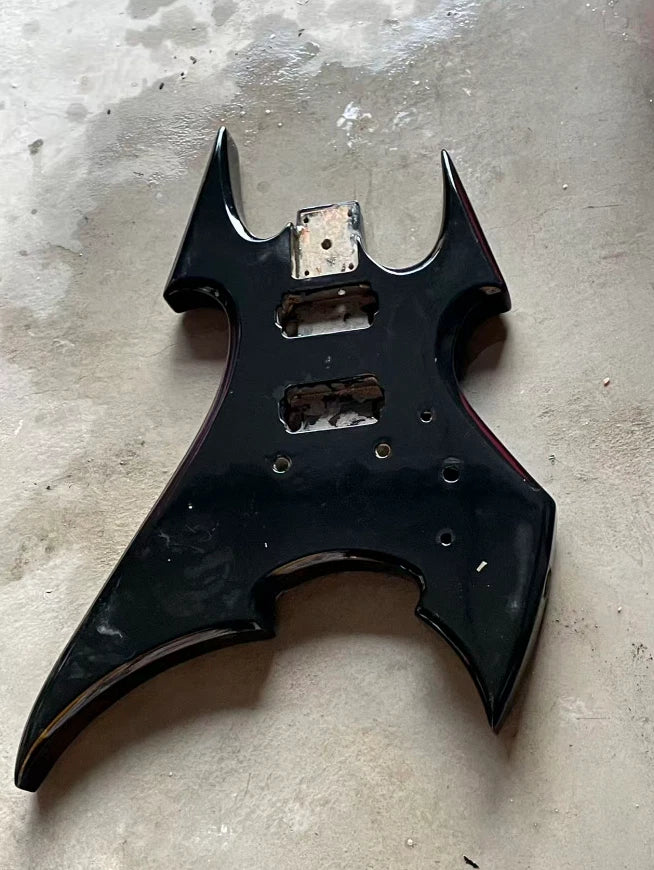 Black DIY Glossy Finish Guitar HH Body Fit Beast Project