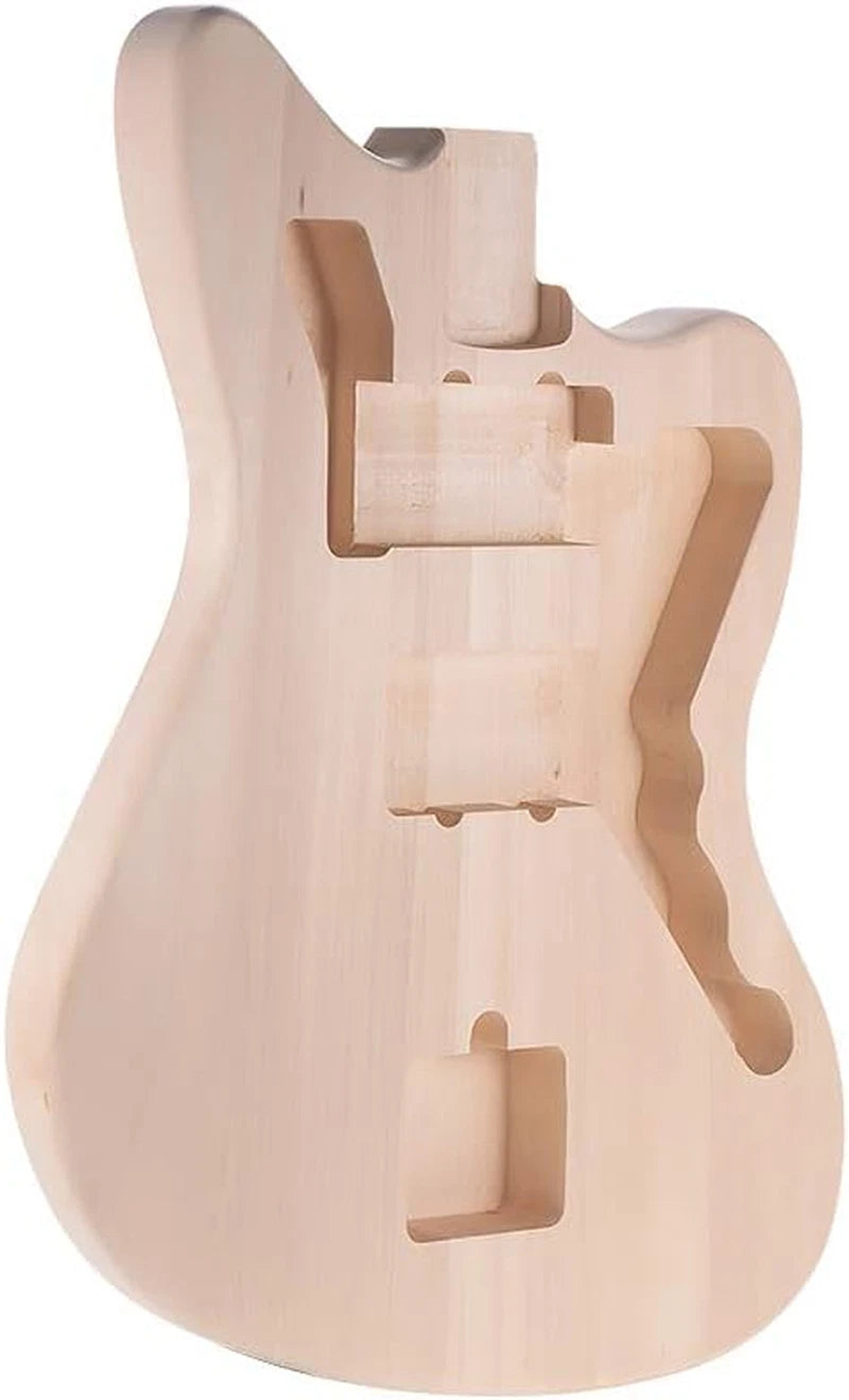 MZB-T DIY Electric Guitar Body - Unfinished Basswood Barrel Blank
