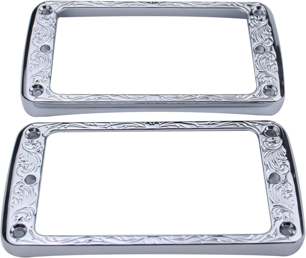 2pcs Curved Bottom Guitar Humbucker Pickup Carved Rings Fit Les Paul LP