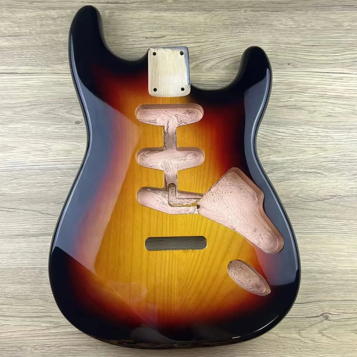 Sunburst Alder Wood Guitar Body Fit Strat ST