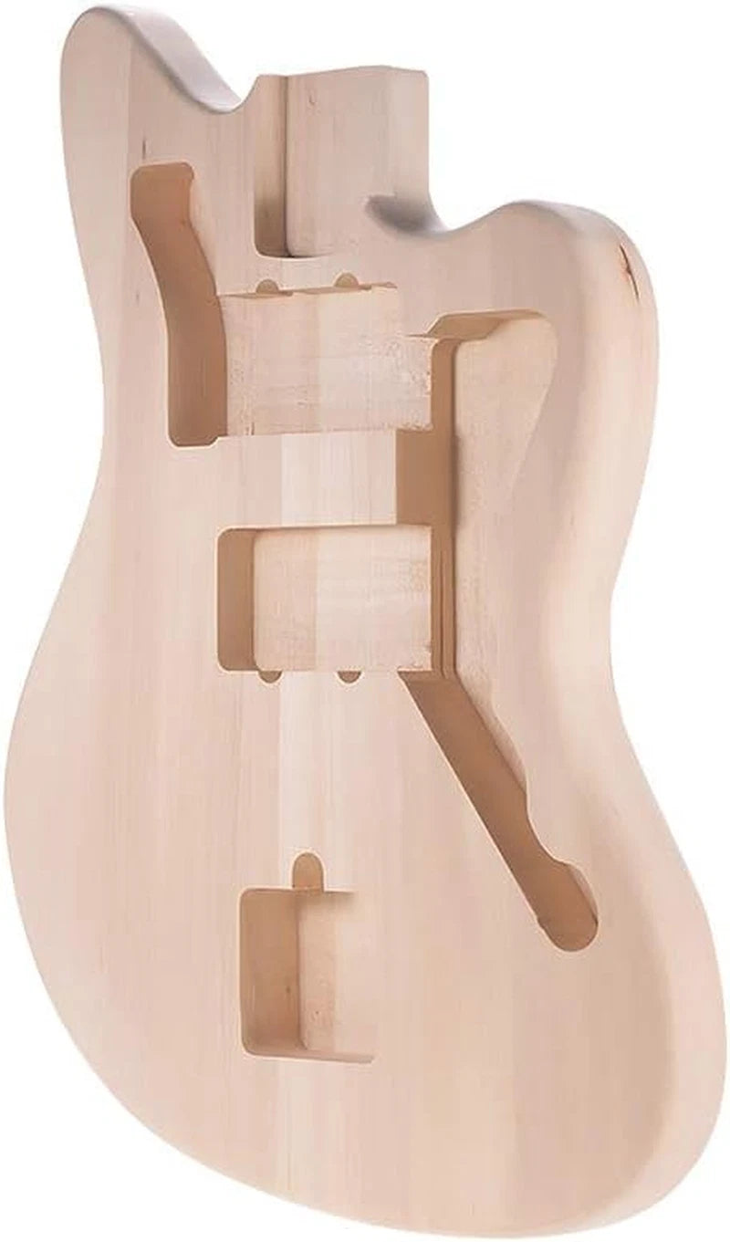 MZB-T DIY Electric Guitar Body - Unfinished Basswood Barrel Blank