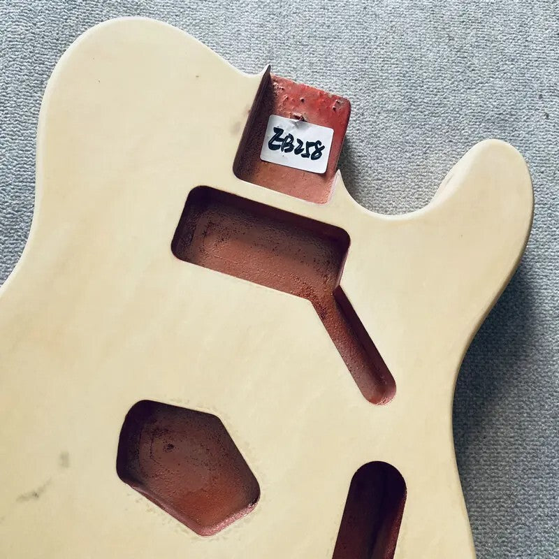 Single Cut Basswood Guitar Solid Body Fit Telecaster Tele