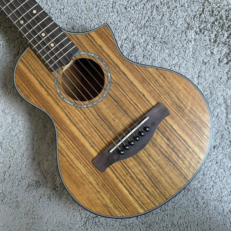 27-Inch Lili Mini Guitar, Koa Acacia Body, Mahogany Neck, Rosewood Fingerboard