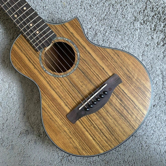 27-Inch Lili Mini Guitar, Koa Acacia Body, Mahogany Neck, Rosewood Fingerboard