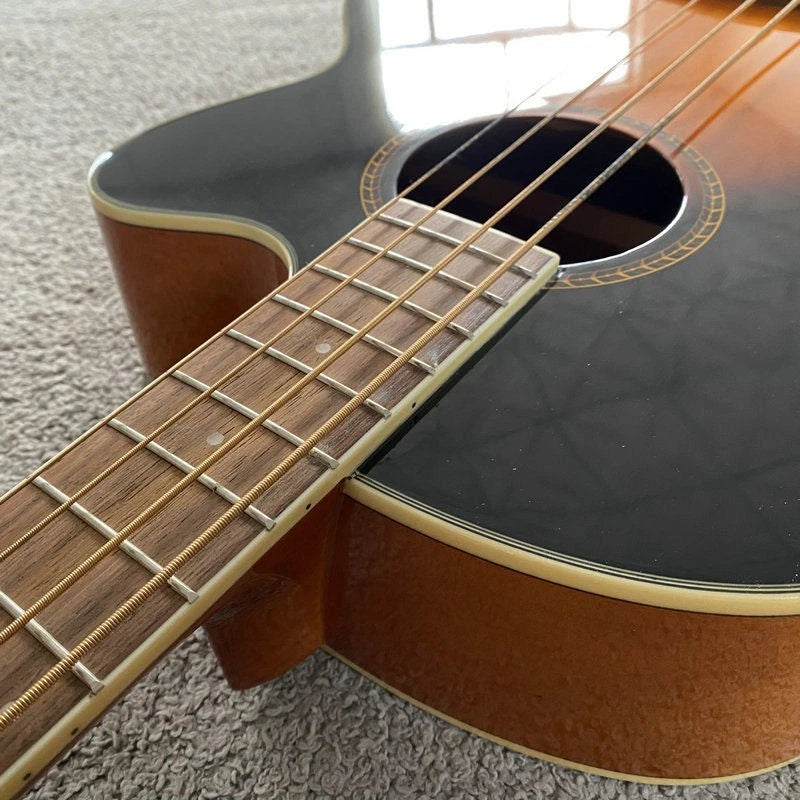 Tagima 5 String Acoustic Electric Bass, Spruce Mahogany Body, Rosewood Fretboard