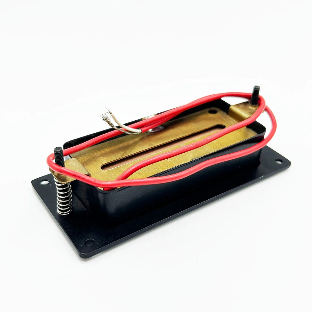 Black Mini Guitar Humbucker Pickups Set Pair, 50mm Neck/52mm Bridge