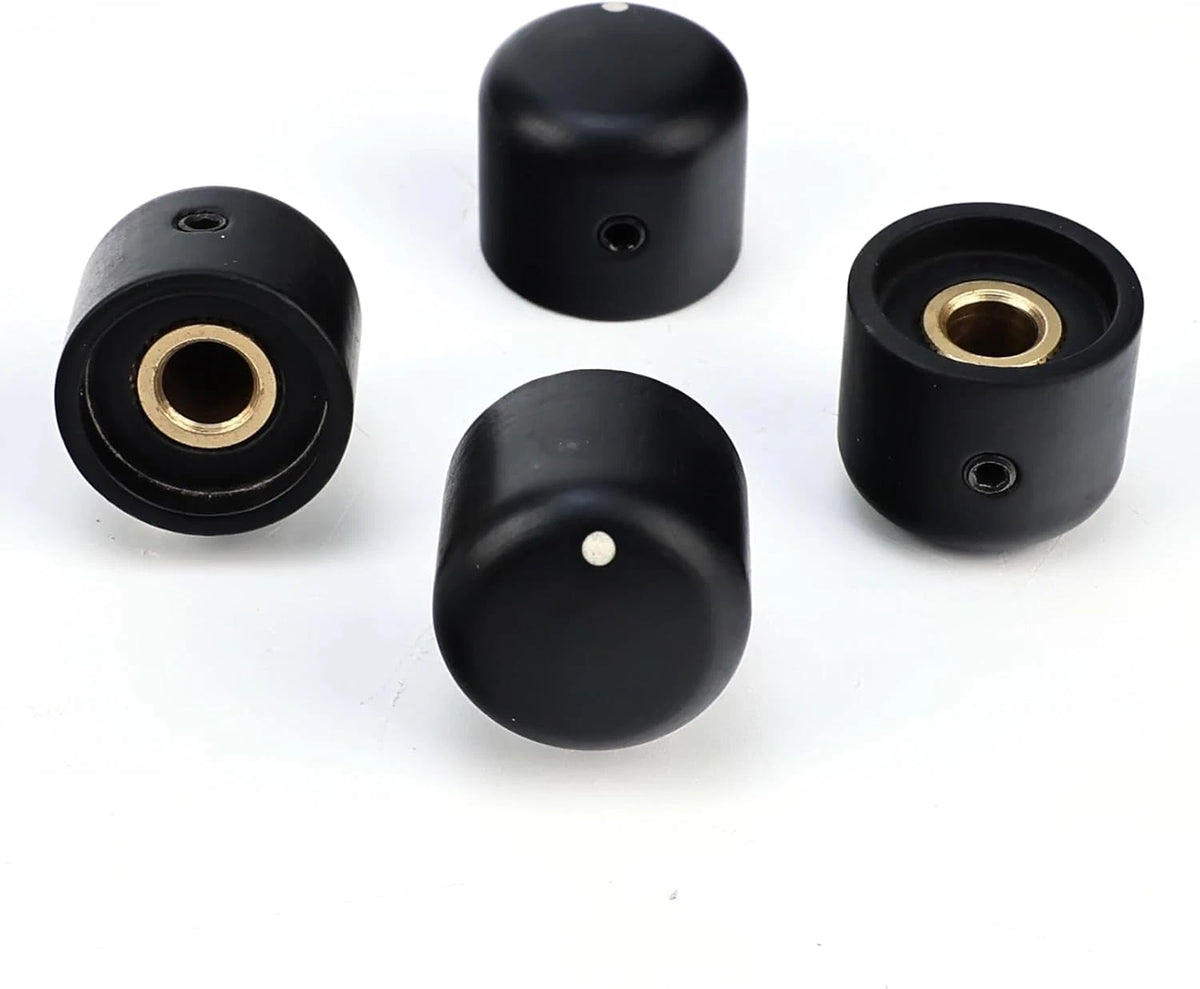 4pcs Ebony Guitar and Bass Knobs Fit Schecter,Dean,<wbr/>Jackson,ESP LTD,Washburn,C<wbr/>ort