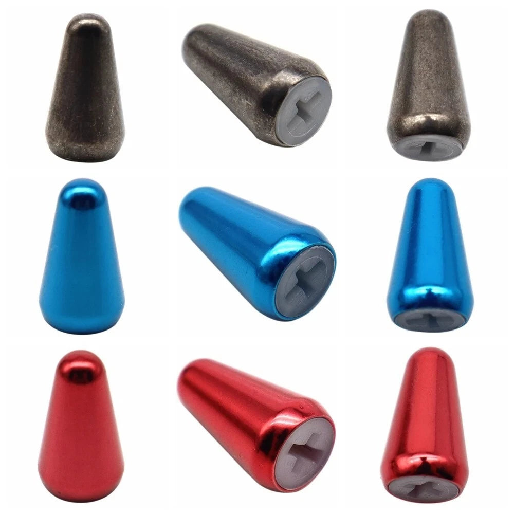 1pcs Metal Guitar Toggle Switch Selector Tip Knob Fit Telecaster / Stratocaster