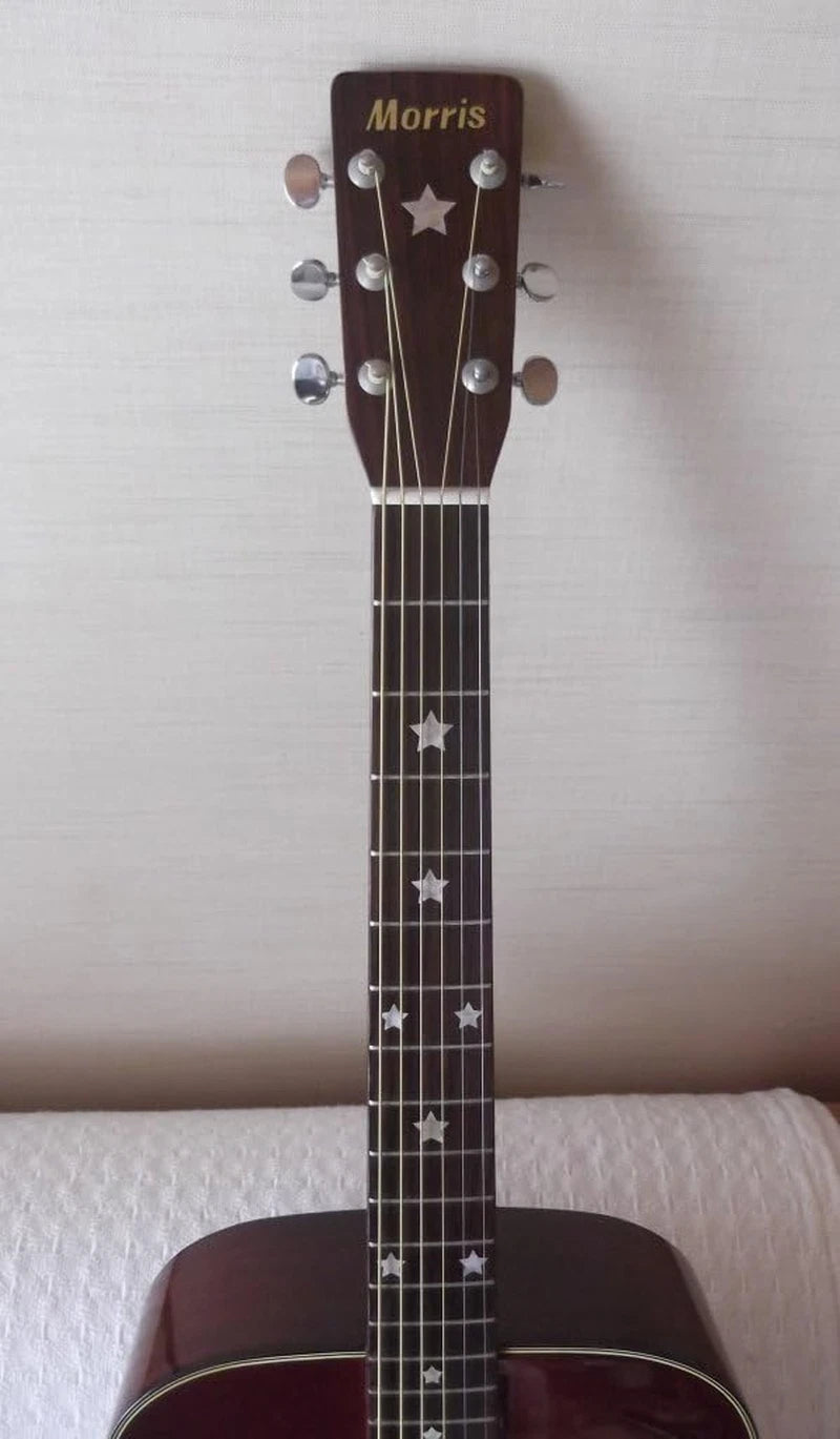 White Pearl Stars Guitar Inlay Decal Stickers Fit Fingerboard