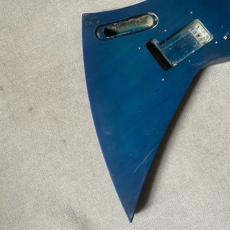 Blue Mahogany Wood JS Style Guitar Body