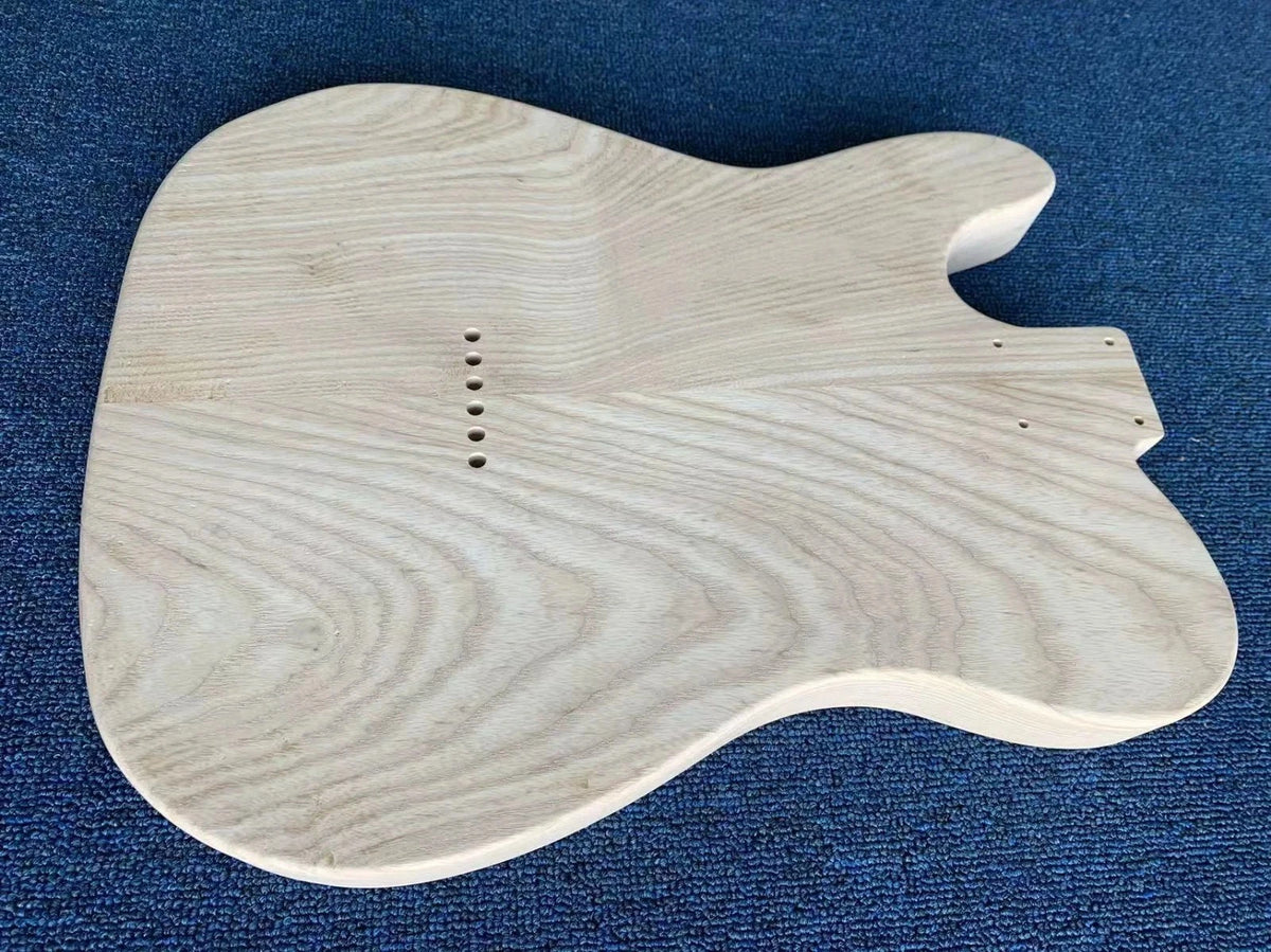 DIY Project Ash Wood Guitar Body Fit Telecaster Tele