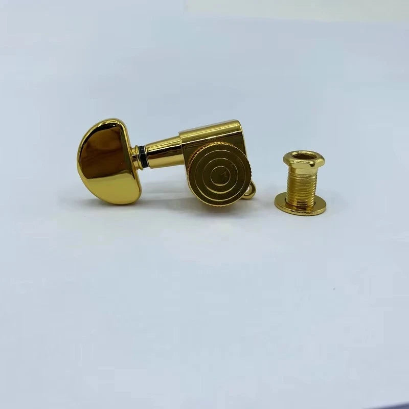 L3R3 Electric Guitar Locking Tuning Pegs Machine Heads Set, Gold