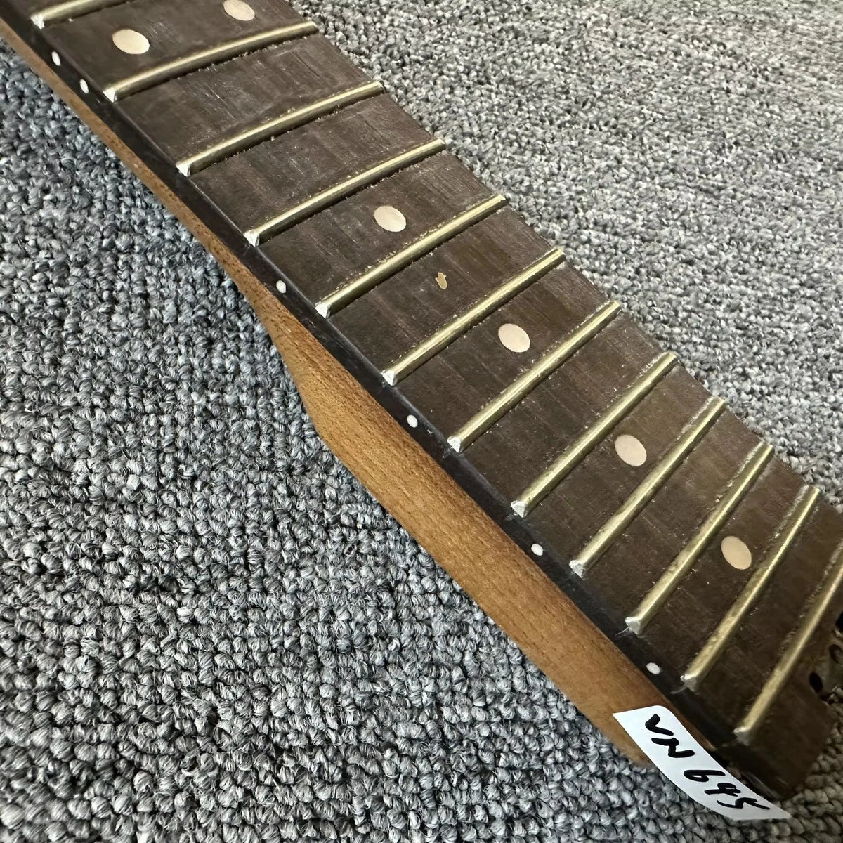 Electric Guitar Neck Solid Roasted Maple Dot Inlay 22 Frets Rosewood