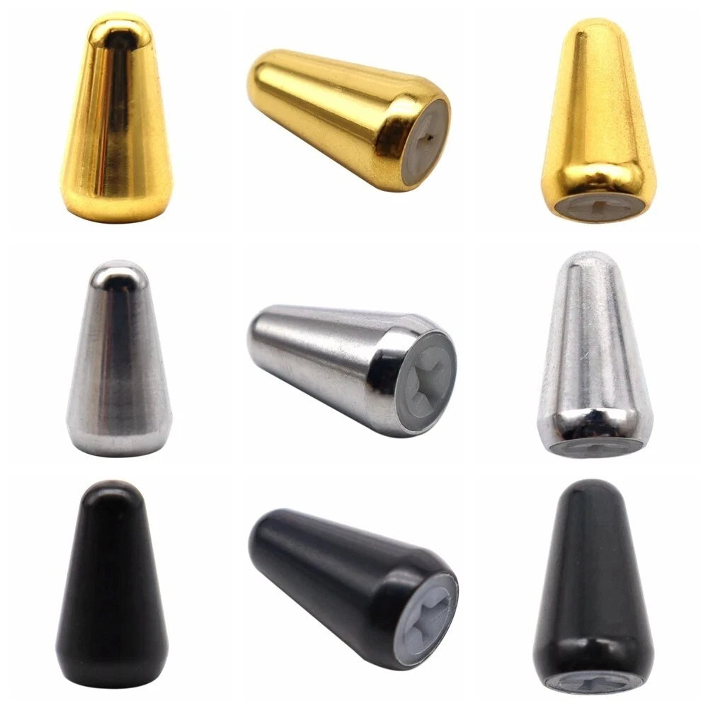 1pcs Metal Guitar Toggle Switch Selector Tip Knob Fit Telecaster / Stratocaster