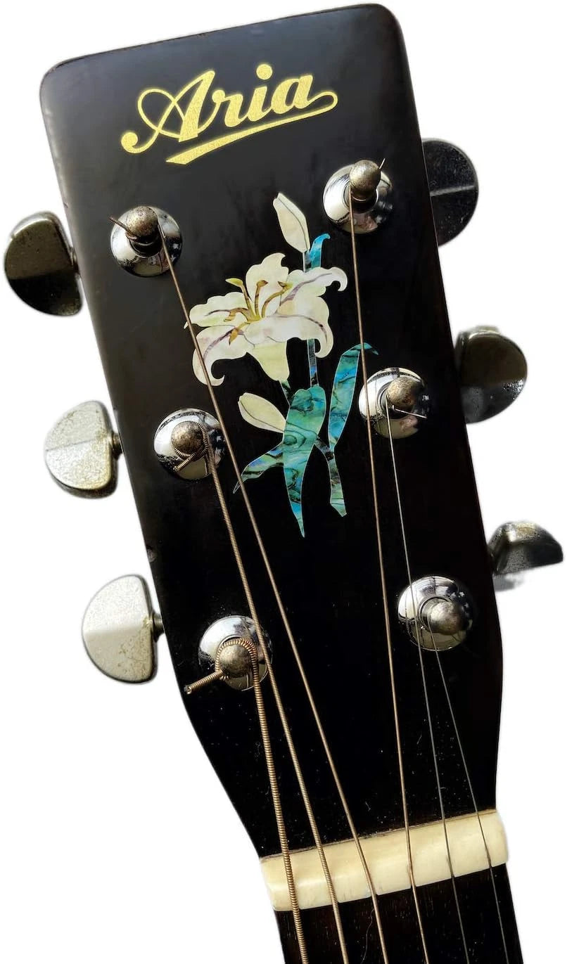 Flower Abalone Guitar Decal Headstock Inlay Stickers