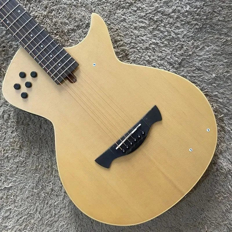 Tagima Acoustic-Elect<wbr/>ric Guitar with Built-In Microphone, Natural Matte