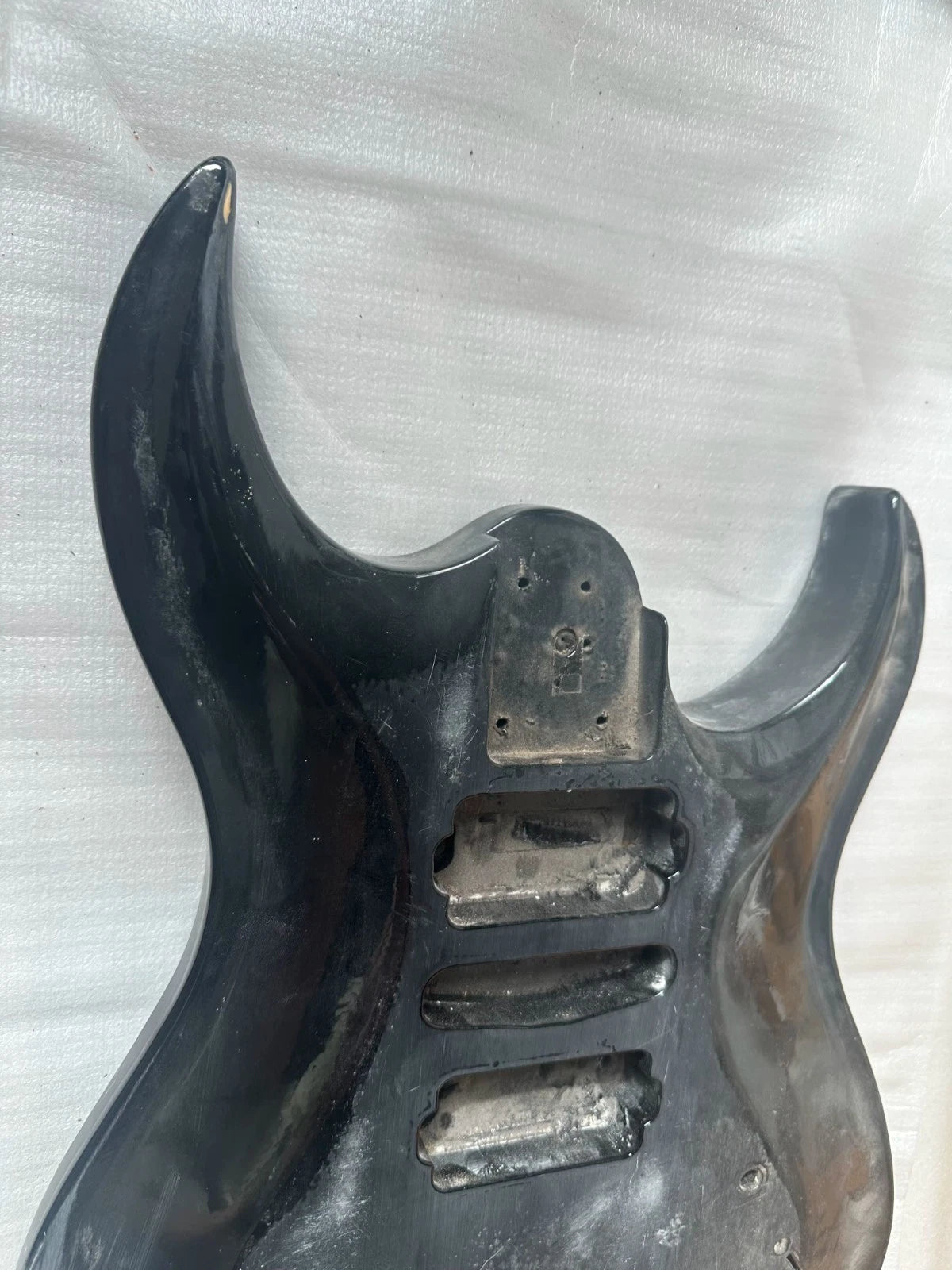 Black HSH Guitar Basswood Body DIY Project