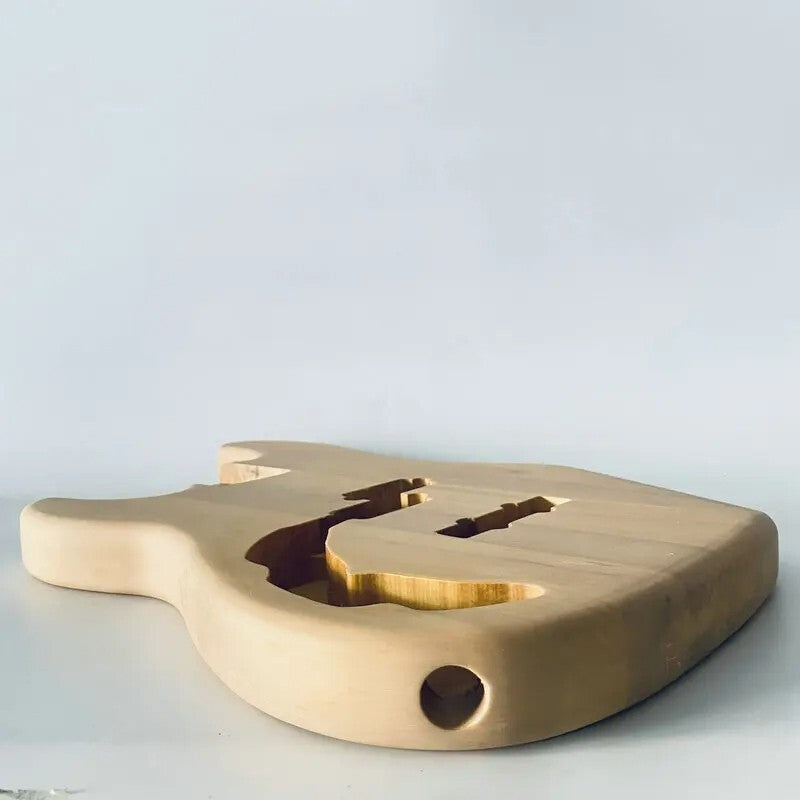 Lefty Basswood 4 String Bass Unfinished Body DIY Project