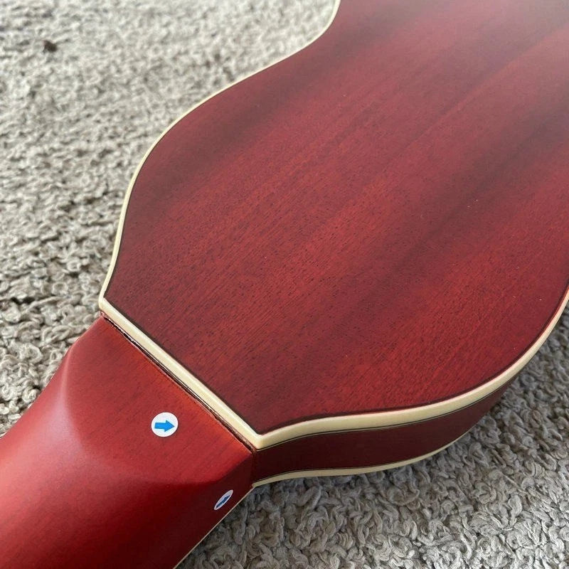 Washburn Rover RO10SK 34 Inch Travel Guitar in Red, Spruce Top, Rosewood