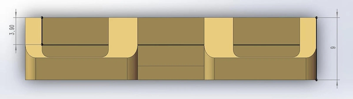 Behind Nut Brass Headless Guitar String Lock Nut