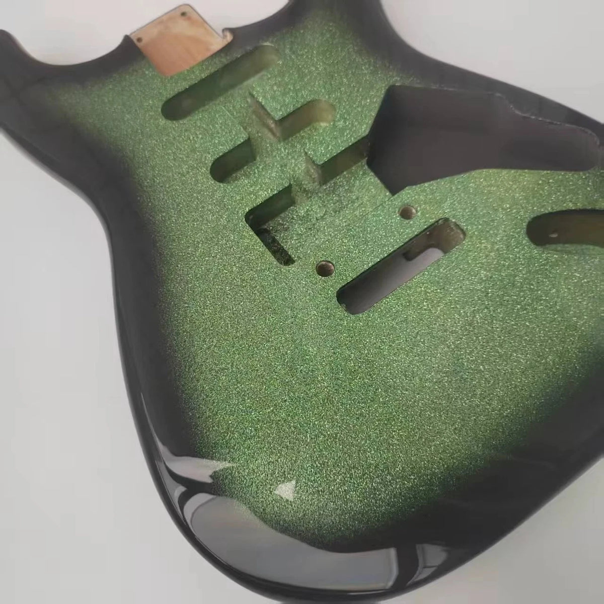 Metallic Green Alder Strat Guitar Body