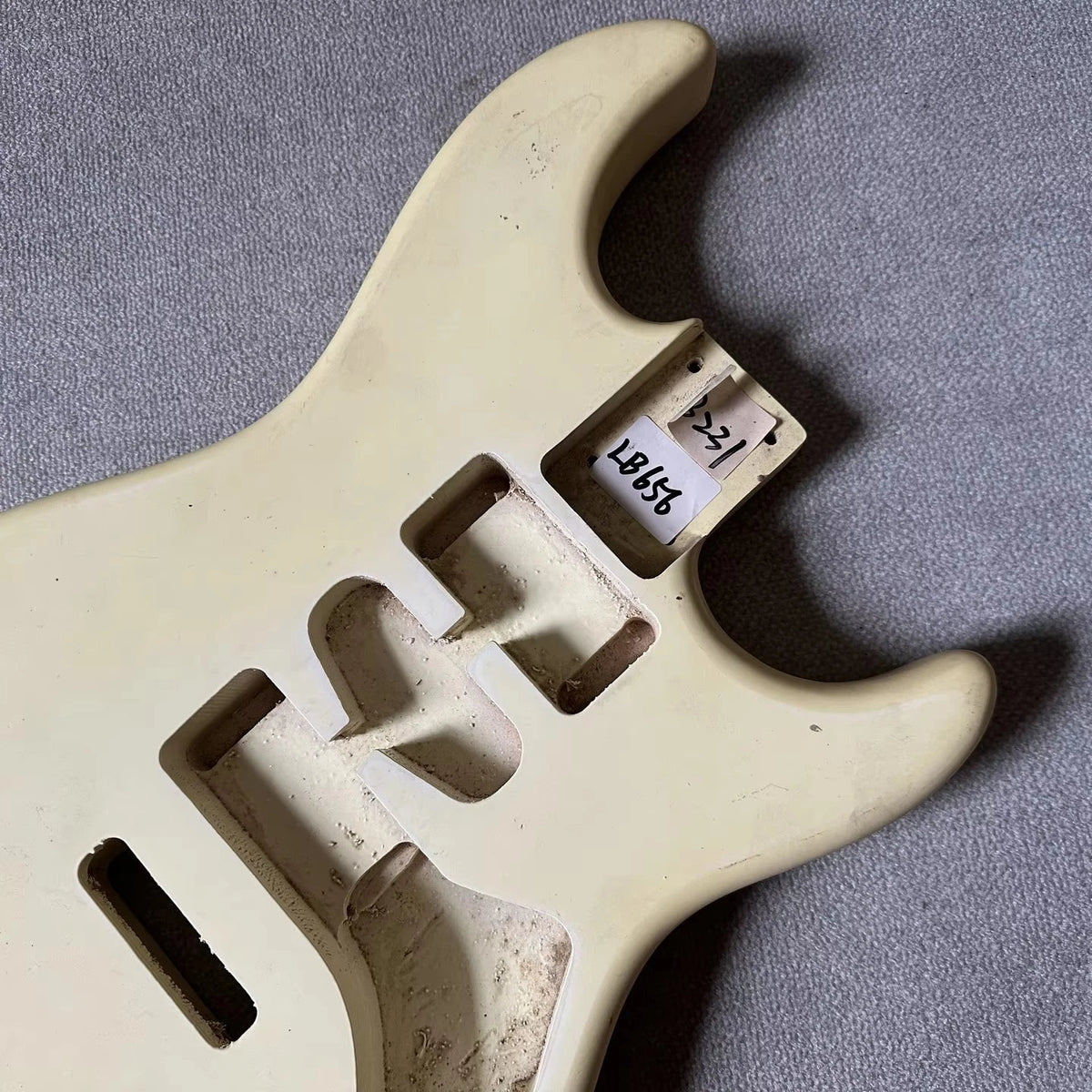 Creamy White Guitar Body, HSH Routing, Tremolo Bridge Route Fit ST DIY Project