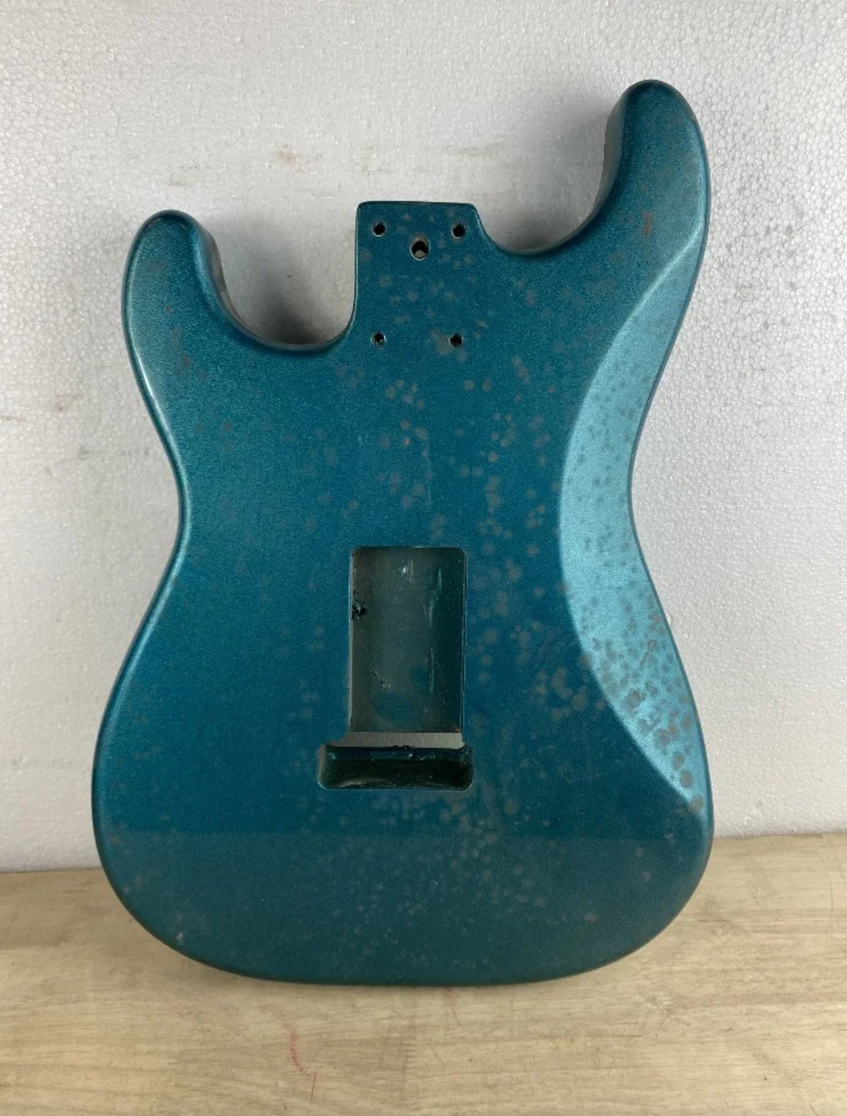 Metallic Blue Poplar Wood Guitar Body Fit Strat ST