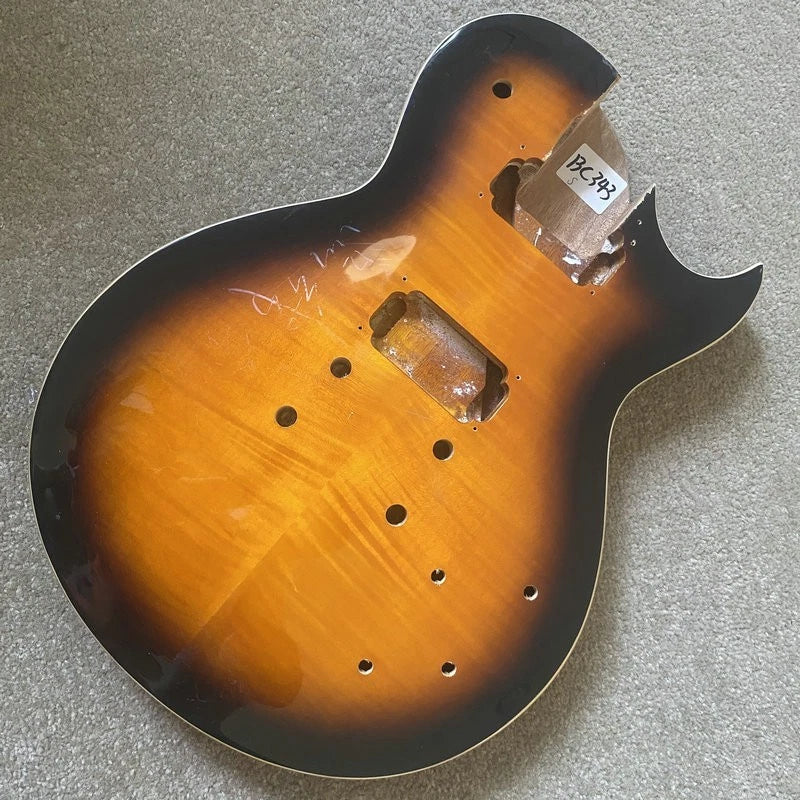 Tiger Maple Top Sunburst Guitar Body DIY Project