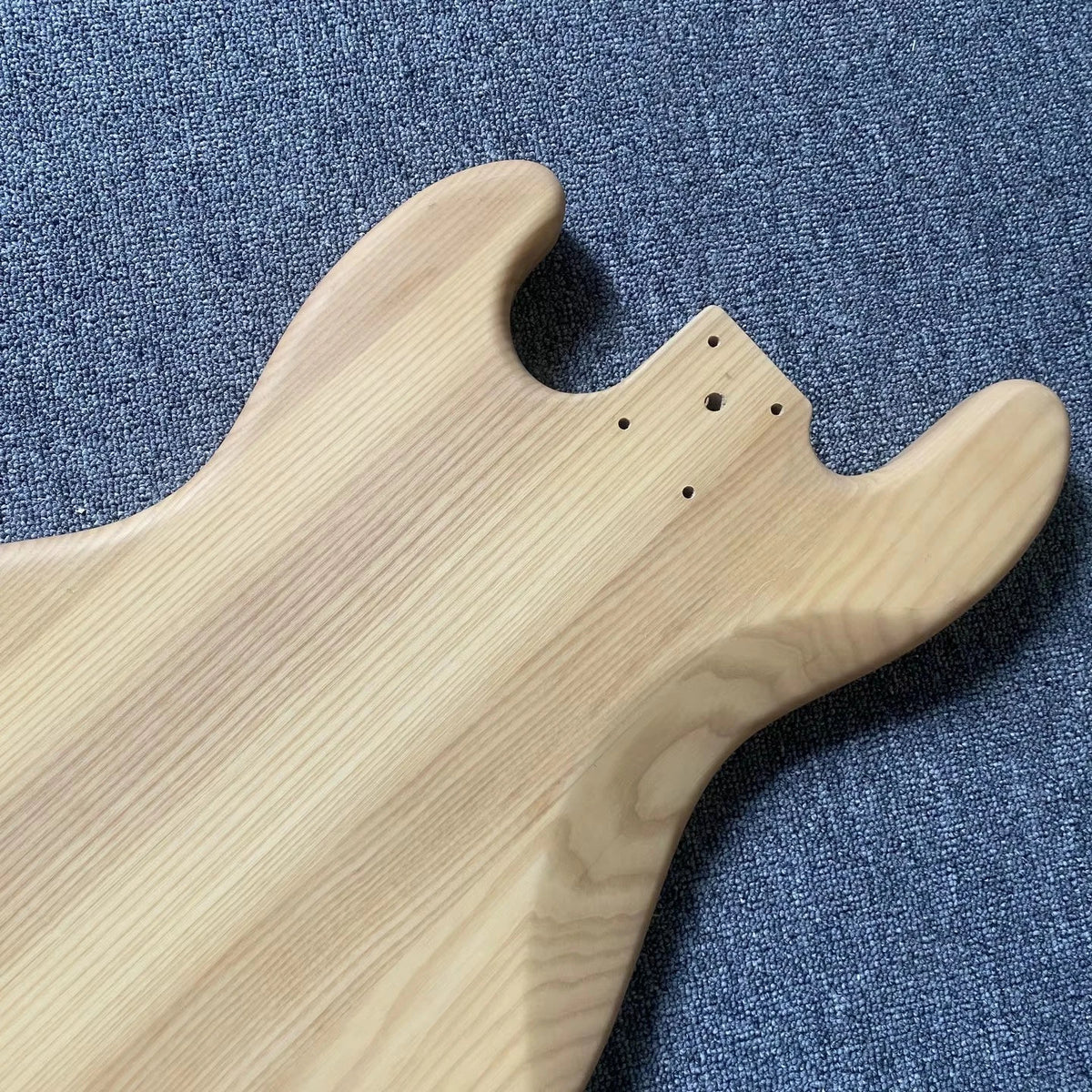 Jazz Bass Body Solid Ash Wood Right Hand Natural Color