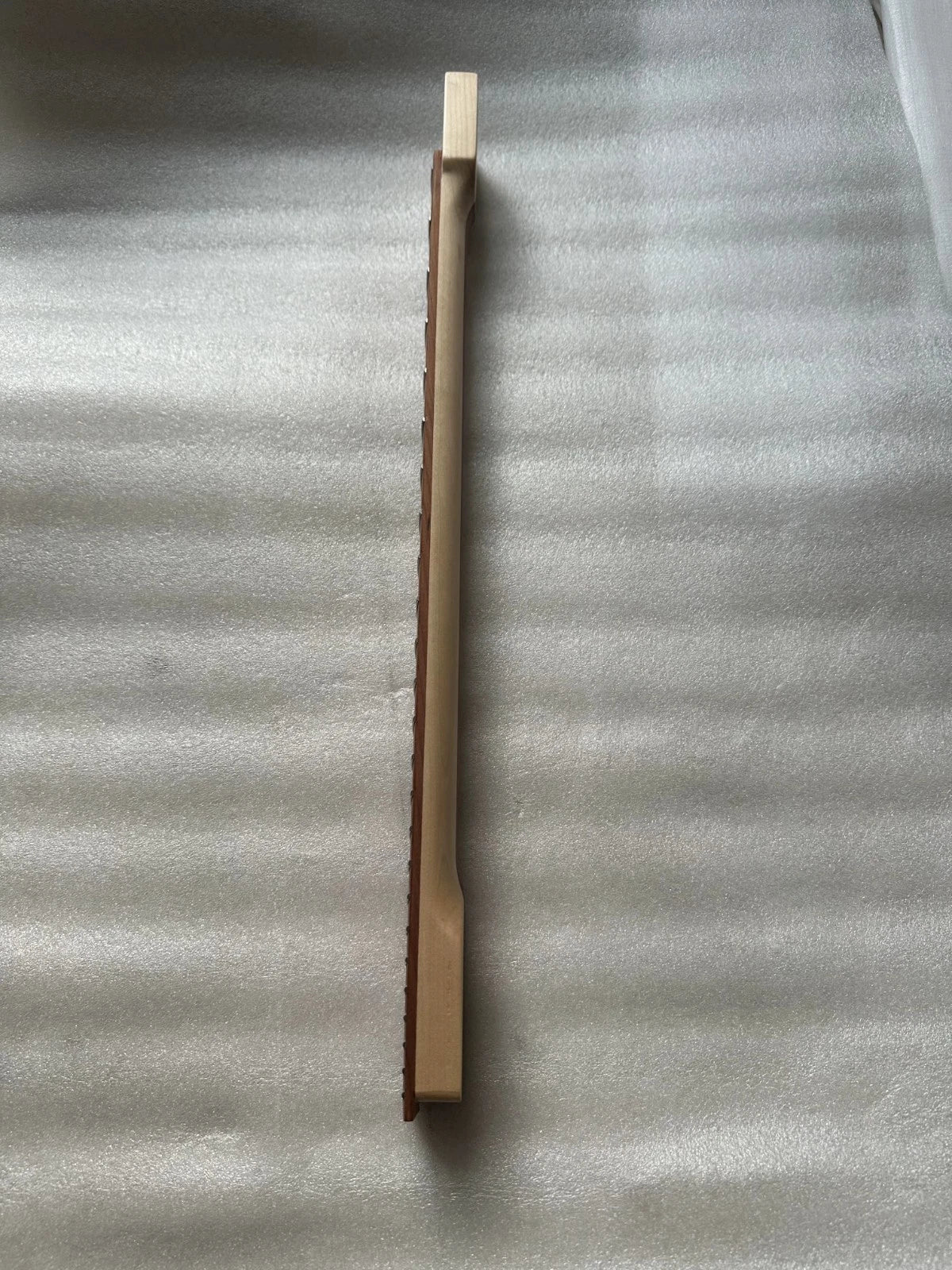 Headless Electric Guitar Neck, 24 Fret Fanned, Roasted Maple