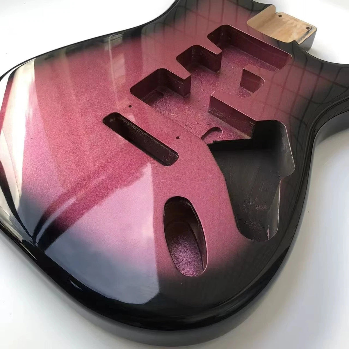 Alder Electric Guitar Body with Purple Burst Finish Fit ST