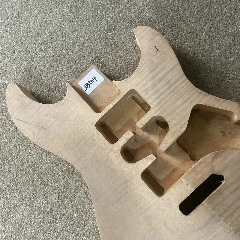 Tiger Maple Top Basswood Guitar Body Fit Strat ST